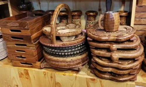 Wooden decorative items